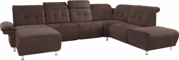 Places of Style Wohnlandschaft »Manhattan«, 2 Sitze mit elektrischer Relaxfunktion, verstellbare Armlehnen