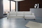 Places of Style Ecksofa »Nixon«, auch in Samtvelours, inkl. Rückenkissen