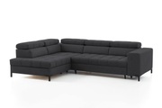 exxpo - sofa fashion Ecksofa, Steppung im Sitzbereich, Wahlweise mit Bettfunktion und Bettkasten, inklusive 5 verstellbaren Kopfstützen