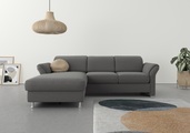sit&more Ecksofa, wahlweise mit Bettfunktion, Bettkasten und Kopf- und Armteilverstellung