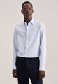 Business Hemd X-slim Fit Langarm Streifen Herren Hellblau 37