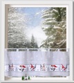 Weckbrodt Scheibengardine »Wichtel im Schnee«, (1 St.)