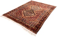 MorgenLand, morgenland Orientteppich »Perser - Nomadic - 195 x 150 cm - braun«, rechteckig, 10 mm Höhe, Wohnzimmer, Handgeknüpft, Einzelstück mit Zertifikat