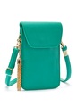 Lascana, LASCANA Umhängetasche, Minibag, Handytasche mit Sichtfenster und abnehmbarer Tassel VEGAN