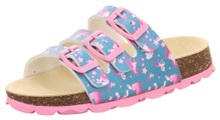 Superfit Pantolette »FUSSBETTPANTOFFEL WMS: mittel«, mit Schnallenverschluss