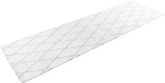 Home affaire Läufer »Tilana«, rechteckig, 20 mm Höhe, besonders weich durch Microfaser, Rauten Design
