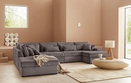 LeGer Home by Lena Gercke Wohnlandschaft »Ceyda«, 6 Teile, zusammengesetzt aus Modulen, in vielen Bezugsqualitäten und Farben, fester Sitzkomfort