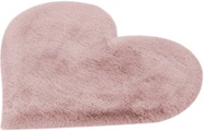 calo-deluxe Kinderteppich »Kids-1100«, herzförmig, 36 mm Höhe, Kunstfell, Motiv Herz