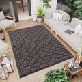 Carpet City Teppich »SANTORINI 58500«, rechteckig, 5 mm Höhe, 3D-Design: Flor erzeugt ein Hoch-Tief-Effekt, In- und Outdoor geeignet