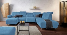 Places of Style Wohnlandschaft »Manhattan«, 2 Sitze mit elektrischer Relaxfunktion, verstellbare Armlehnen