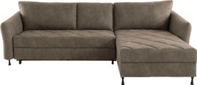 exxpo - sofa fashion Ecksofa, Steppung im Sitzbereich, Wahlweise mit Bettfunktion und Bettkasten