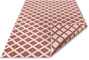 NORTHRUGS Teppich »Nizza«, rechteckig, 5 mm Höhe, In-und Outdoor geeignet, Wohnzimmer, Balkon, Terrasse, Garten, Robust, Pflegeleicht, Flachgewebe, Wendbar