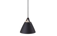 Hängeleuchte Strap in Schwarz, Ø 27 cm
