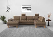 sit&more Wohnlandschaft, wahlweise mit Bettfunktion, Bettkasten, Sitztiefenverstellung