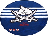 Kinderteppich, »SH-313«, Capt`n Sharky, rund, Höhe 6 mm, gedruckt