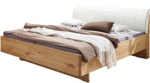 WIEMANN Holzbett »Cardiff, Bettgestell, Bettrahmen, teilmassiv, mit Polsterkopfteil« Belastbarkeit 110/220 Kg, 4-fache höhenverstellbar, MADE IN GERMANY, Fussteil aus Massivholz, verschiedene Grössen