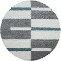 Ayyildiz Teppiche Hochflor-Teppich »Gala Shaggy 2505«, rund, Wohnzimmer