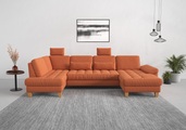 sit&more Wohnlandschaft, wahlweise mit Bettfunktion, Bettkasten, Sitztiefenverstellung