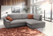exxpo - sofa fashion Ecksofa »Casa Grande inkl. Bettfunktion, Bettkasten, bequem«, L-Form, guter Sitzkomfort, grosse Liegefläche