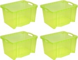 keeeper Aufbewahrungsbox »franz«, (Set, 4 St.), aus hochwertigem Kunststoff