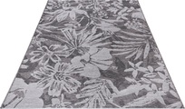 ELLE DECORATION Teppich »Lanao«, rechteckig, 4 mm Höhe, Flachgewebe In und Outdoor Teppich, Florales Design, Balkon, Terrasse, Garten, Wohnzimmer, Strapazierfähig, Pflegeleicht