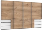 Fresh To Go Schwebetürenschrank »Level«, mit Synchronöffnung