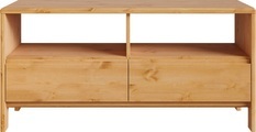 Home affaire TV-Schrank »Liva«, Breite 114 cm, Massivholz, 2 Schublade und 2 offenen Fächer