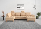 sit&more Wohnlandschaft, wahlweise mit Bettfunktion, Bettkasten, Sitztiefenverstellung