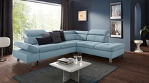 exxpo - sofa fashion Ecksofa, mit Kopf- bzw. Rückenverstellung, wahlweise mit Bettfunktion und Bettkasten