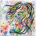 Artland Glasbild »Modern Porträt«