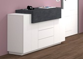 Tecnos Kommode »Coro«, Breite 160 cm, Hochglanzfronten