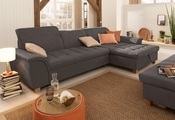 Home affaire Ecksofa »Lyla«, mit Recamiere, wahlweise mit Rückenfunktion und zusätzlich mit Bett + Bettkasten