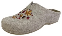 Pantolette mit Gel-Massagefussbett