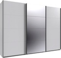 Wimex Kleiderschrank »Mugano, Made in Germany, Lieferung bis in Deine Etage und Stellort«, (wähle Deine Ausstattung: Basic oder Premium!), 3 Schwebetüren, grosse Grössen, mit oder ohne Spiegel, Metallgriffe