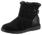 TOM TAILOR Winterboots, mit Krokoprägung an der Ferse