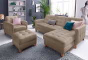 exxpo - sofa fashion Ecksofa, wahlweise mit Bettfunktion