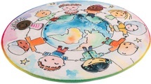 Obsession, Obsession Kinderteppich »My Juno 477«, rund, 10 mm Höhe, Kurzflor, Spielteppich, Motiv Kinder, Kinderzimmer