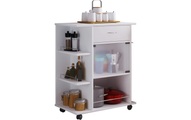 MID.YOU, MID.YOU Allzweckwagen 65/39/80 cm , Pocis , Weiss , Holzwerkstoff , 4 Fächer , 39x80 cm , melaminharzbeschichtet,Nachbildung , 000657024201
