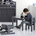Hoppekids Kindersitzgruppe »MADS Kindersitzgruppe«, (Set, 2 tlg., 1 Tisch, 1 Stuhl), in vielen Farben, mit einem Stuhl