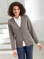 Casual Looks Strickjacke in »fully fashioned«-Verarbeitung