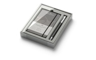 Faber-Castell Kugelschreiber AMBITION Edelharz, Geschenkset schwarz