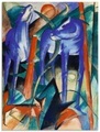 Artland Glasbild »Drei Fabeltiere. 1913«