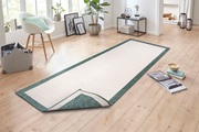 NORTHRUGS Läufer »Panama«, rechteckig, 5 mm Höhe, In-und Outdoor geeignet, Wohnzimmer, Balkon, Terrasse, Garten, Robust, Pflegeleicht, Flachgewebe, Wendbar