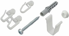 Zubehör-Set, ´´für 1-läufige Gardinenschienen´´, Liedeco