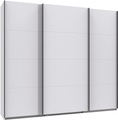 Wimex Kleiderschrank »Mugano, Made in Germany, Lieferung bis in Deine Etage und Stellort«, (wähle Deine Ausstattung: Basic oder Premium!), 3 Schwebetüren, grosse Grössen, mit oder ohne Spiegel, Metallgriffe