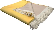 Adam Elements - ADAM - Tagesdecke Uni Collection, 145 x 200 cm, Gelb / Beige