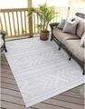 Carpet City Teppich »Santorini«, rechteckig, 5 mm Höhe, 3D-Effekt, für Wohnzimmer, Flur, Küche, Wintergarten, Balkon, Wetterfest & UV-beständig