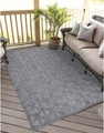 Carpet City Teppich »Santorini«, rechteckig, 5 mm Höhe, 3D-Effekt, für Wohnzimmer, Flur, Küche, Wintergarten, Balkon, Wetterfest & UV-beständig