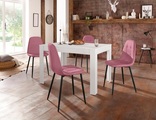 my home Essgruppe, (Set, 5 tlg.), mit Esstisch 120 cm breit