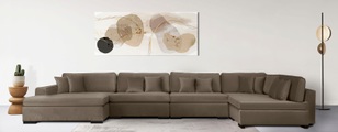 Guido Maria Kretschmer Home&Living Wohnlandschaft »Skara XXL«, Lounge-Sofa XXL mit Federkern-Polsterung, in vielen Bezugsvarianten, auch recycelt